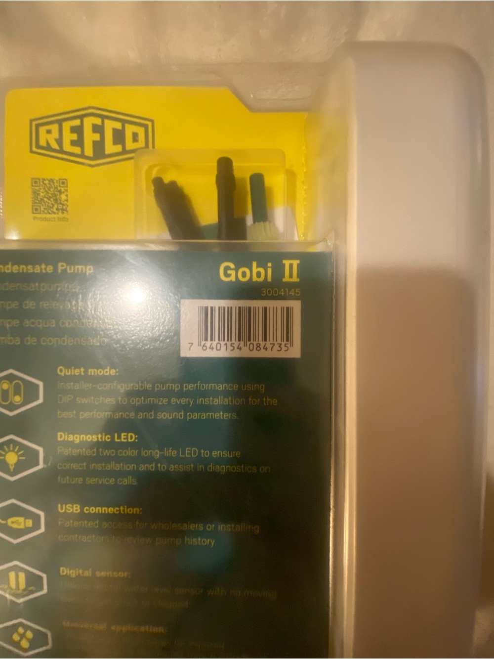 REFCO Gobi II Condensate Pump - Yellow/Green